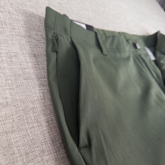 Mondetta Outdoor Project Stretch Chino Pants Men 34x29 Olive Green Tech Travel - Picture 10 of 11